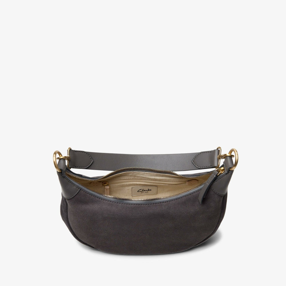 Willow Moon Mini Dark Grey Suede | Clarks Discount