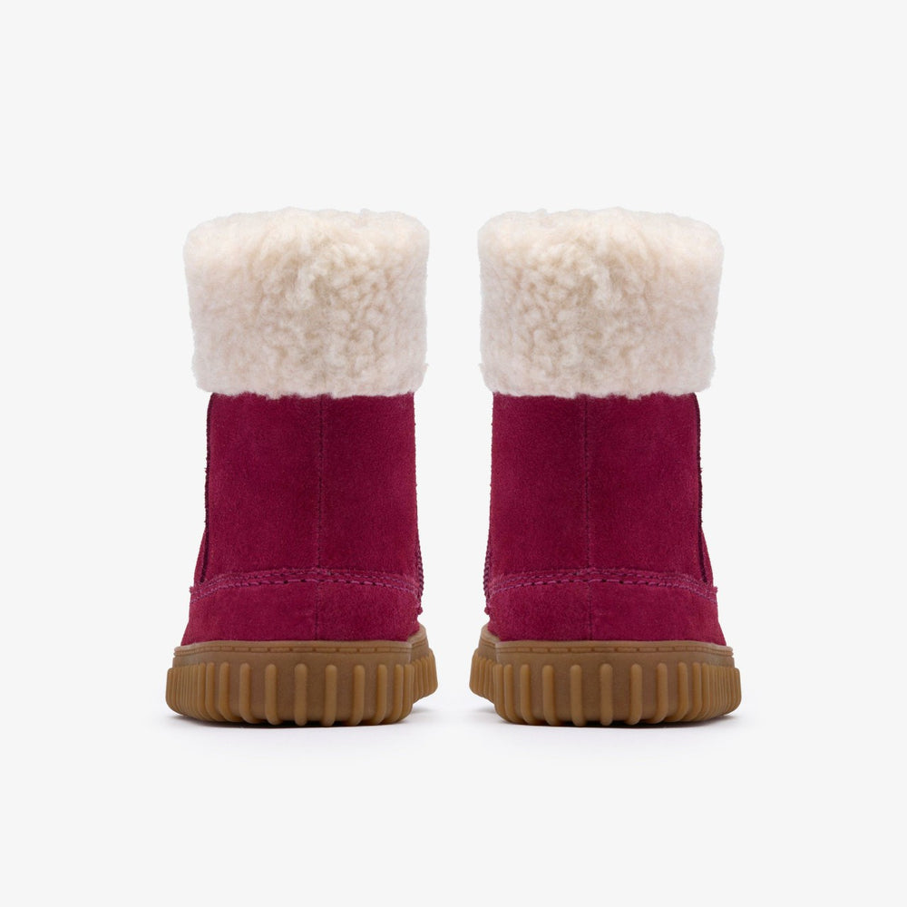Cove Snug Toddler Berry Suede | Clarks Discount
