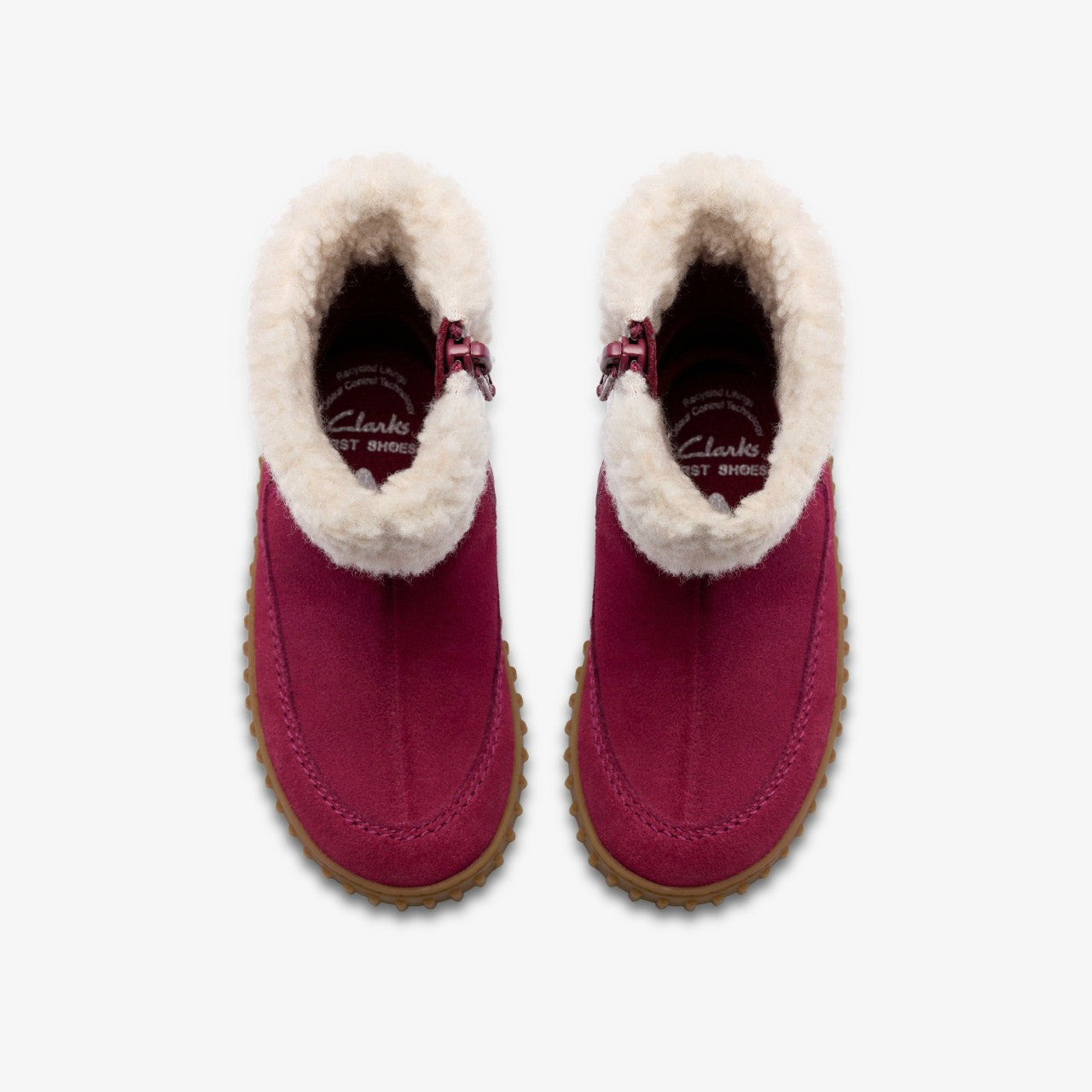 Cove Snug Toddler Berry Suede | Clarks Discount