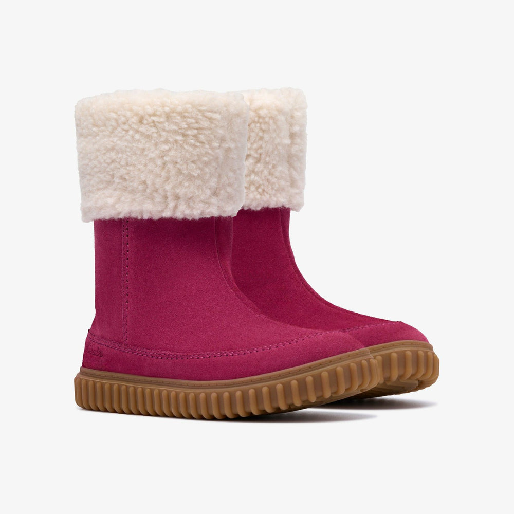 Cove Snug Kid Berry Suede | Clarks For Sale