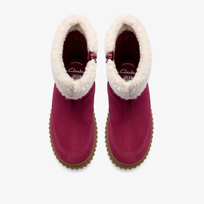 Cove Snug Kid Berry Suede | Clarks For Sale