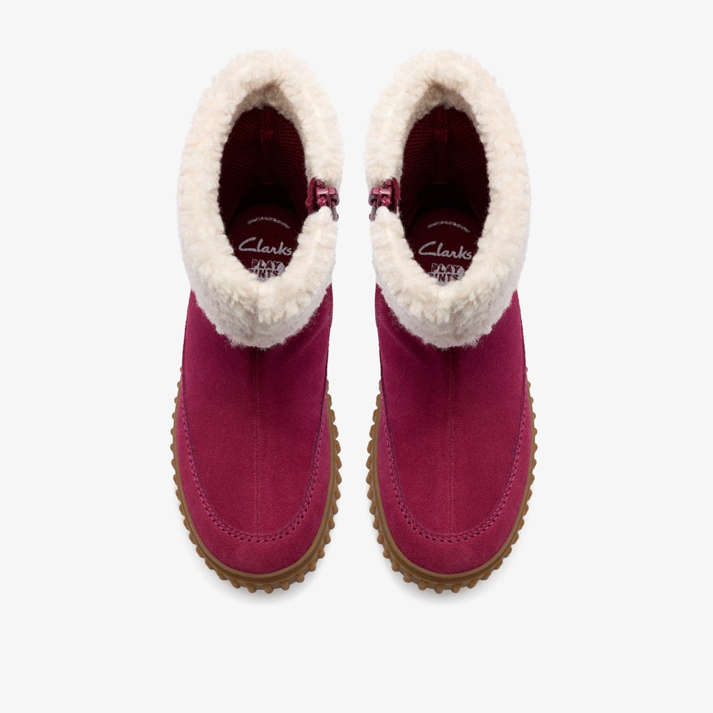 Cove Snug Kid Berry Suede | Clarks For Sale