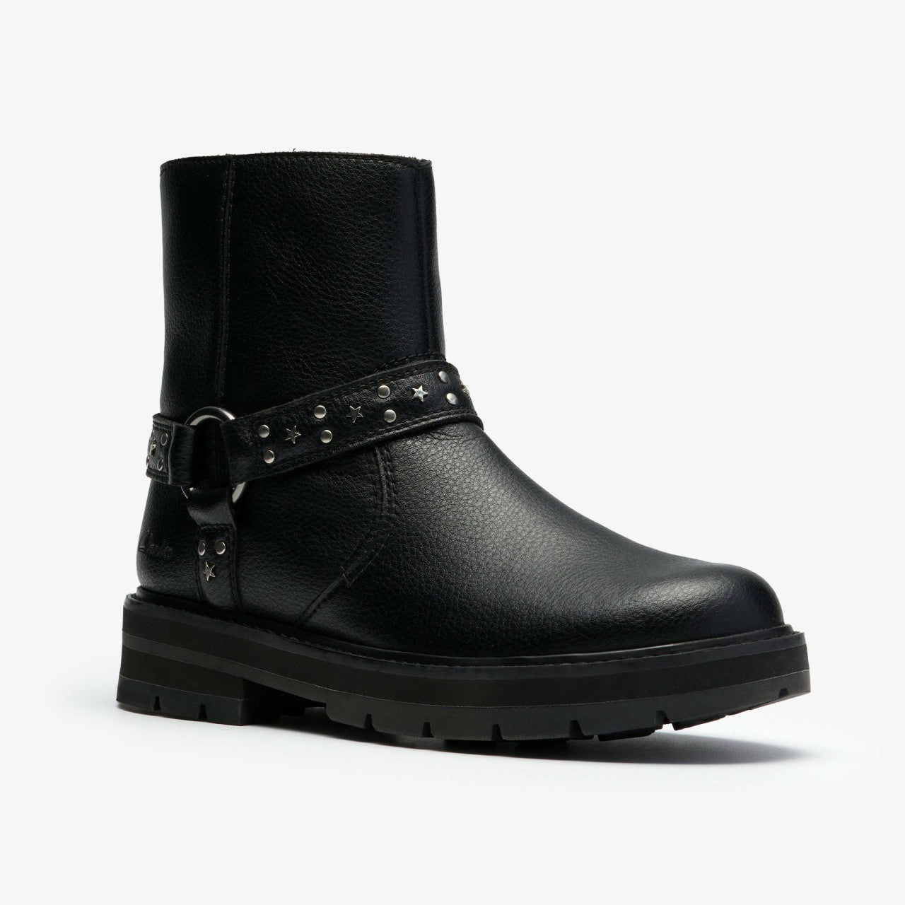 Prague Shine Kid Black Leather | Clarks For Sale