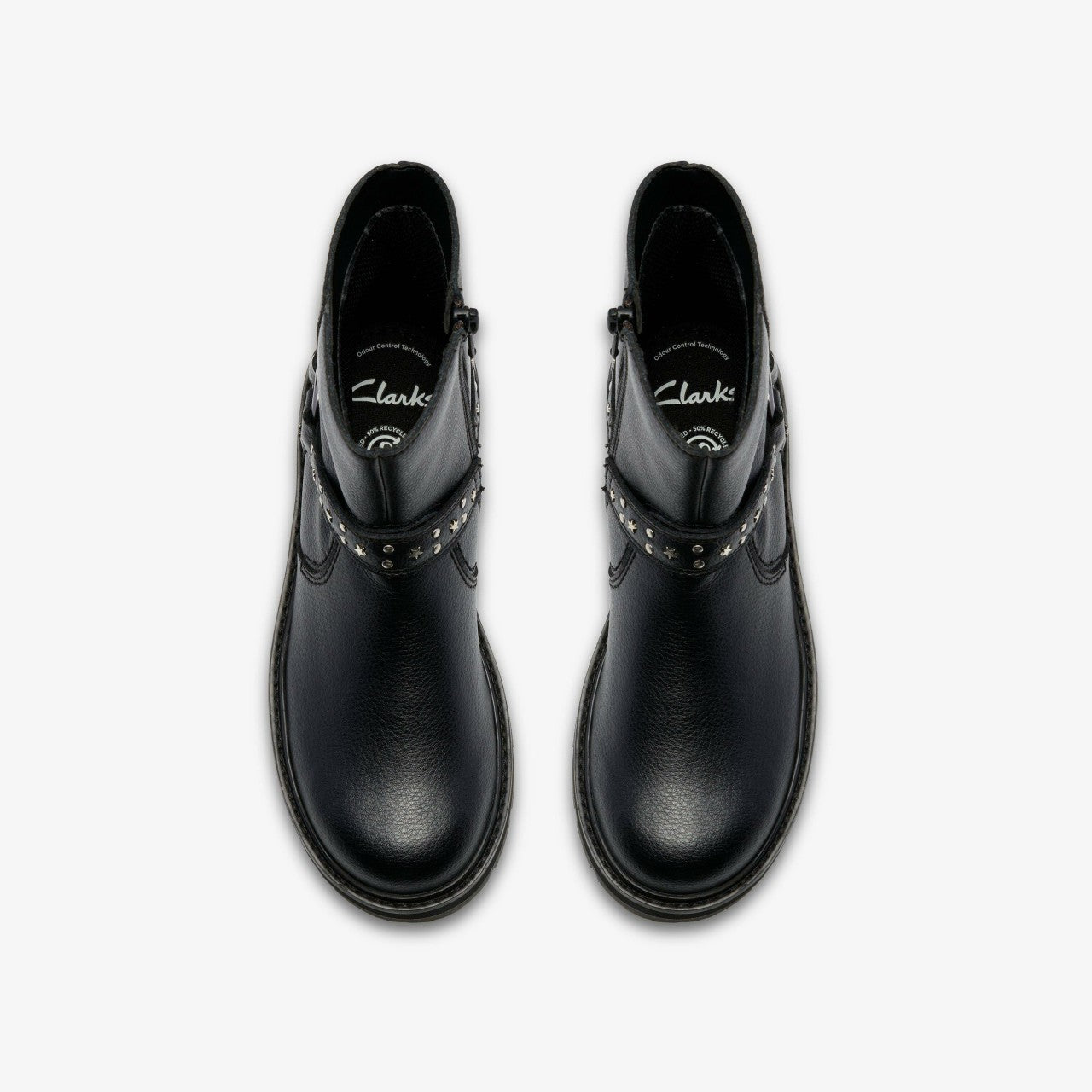 Prague Shine Kid Black Leather | Clarks For Sale
