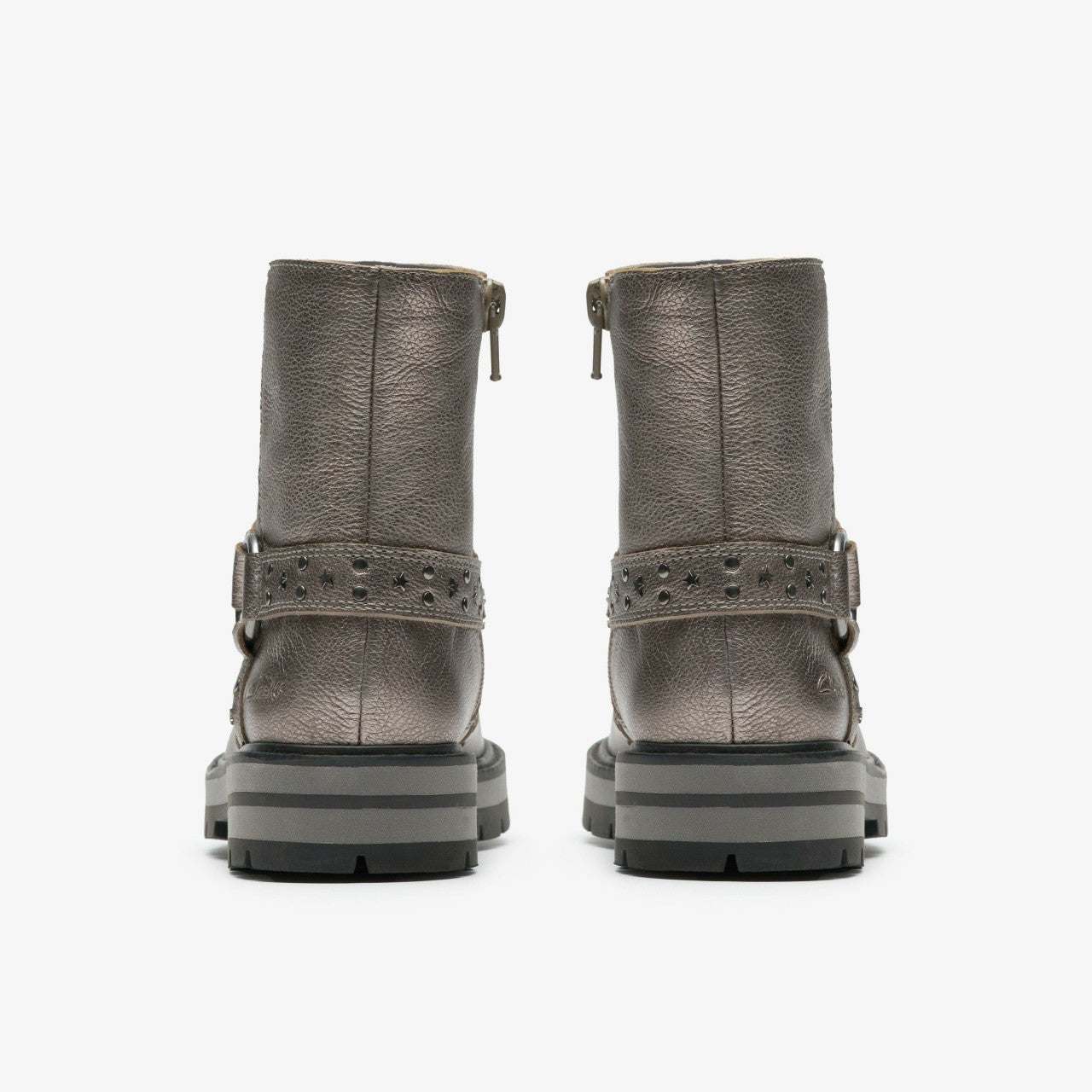 Prague Shine Kid Pewter Metallic | Clarks US