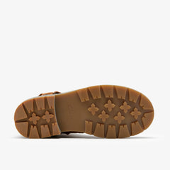 Prague Shine Kid Tan Suede | Clarks
