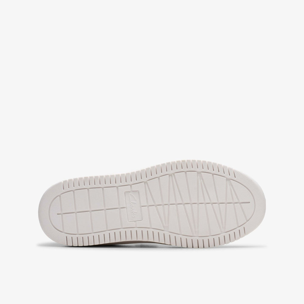 Barley Step Kid White/White | Clarks Discount