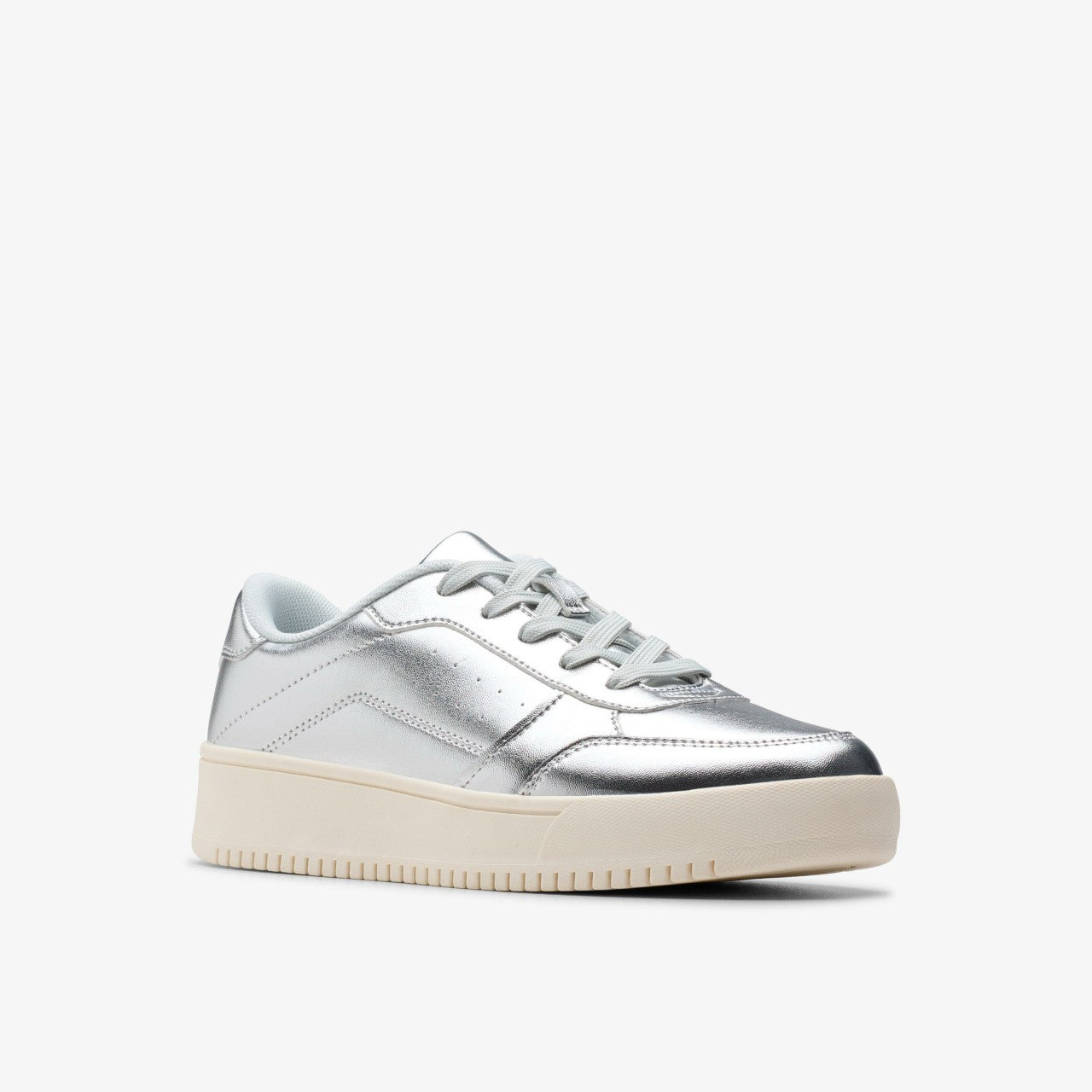 Barley Step Youth Silver Metallic | Clarks Discount