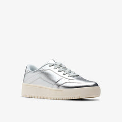 Barley Step Youth Silver Metallic | Clarks Discount