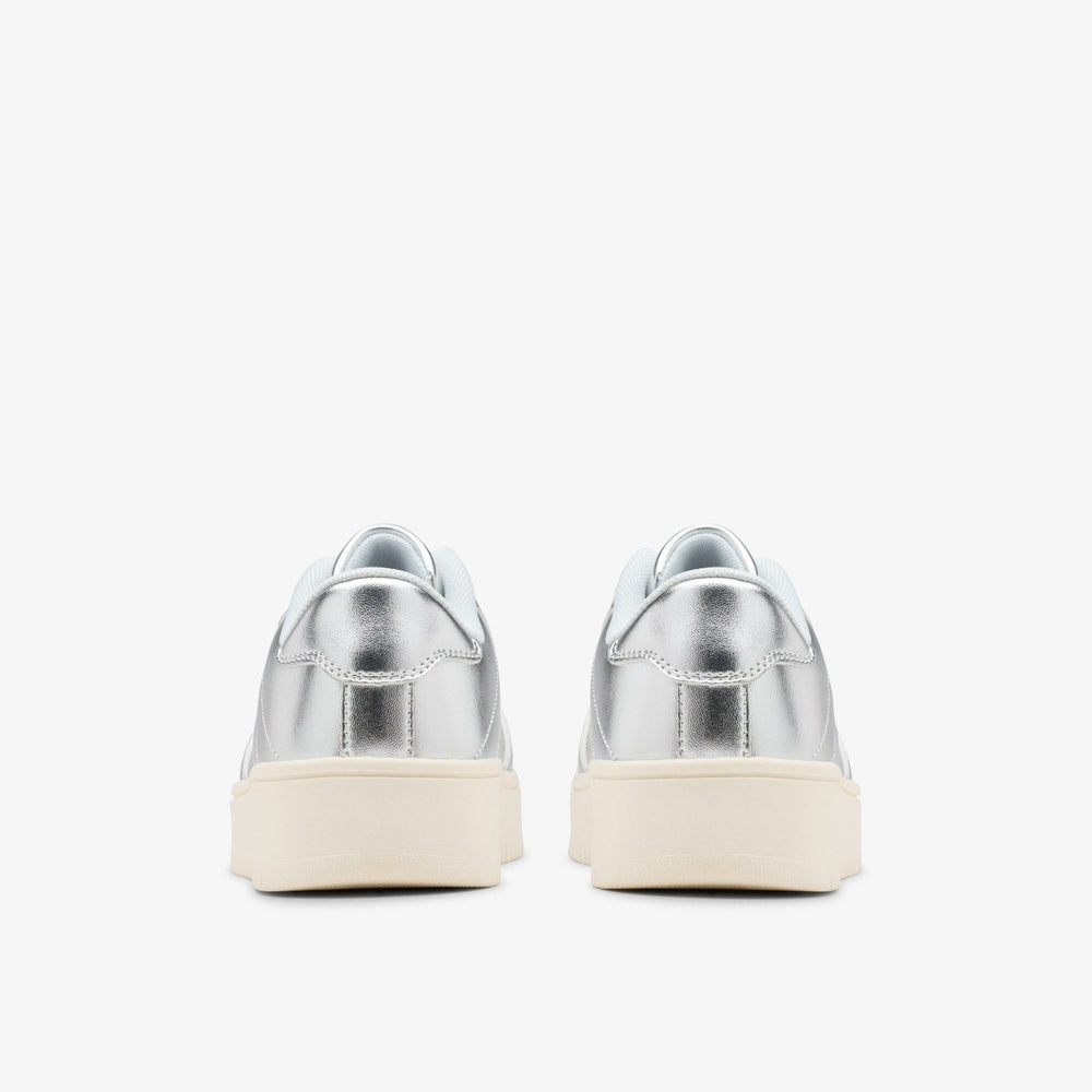 Barley Step Youth Silver Metallic | Clarks Discount