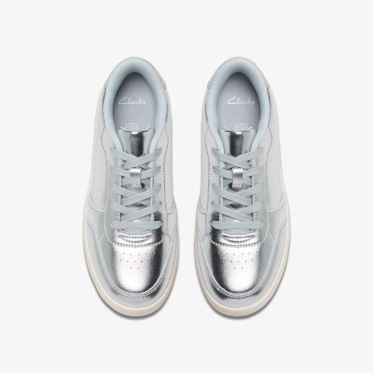 Barley Step Youth Silver Metallic | Clarks Discount