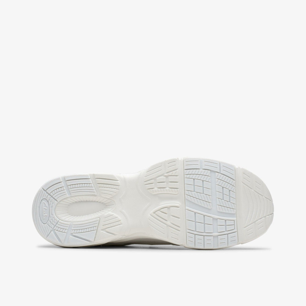 Crafton Move Youth White/White | Clarks Sale