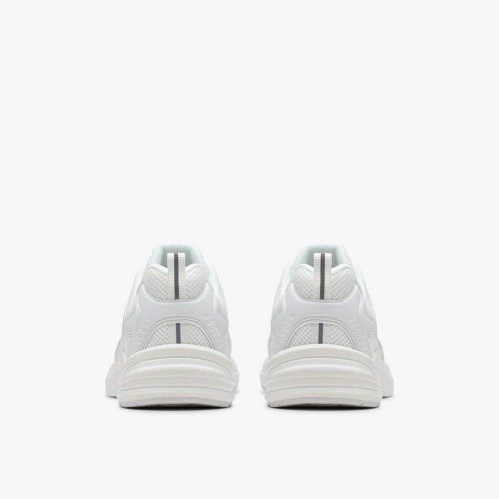 Crafton Move Youth White/White | Clarks Sale