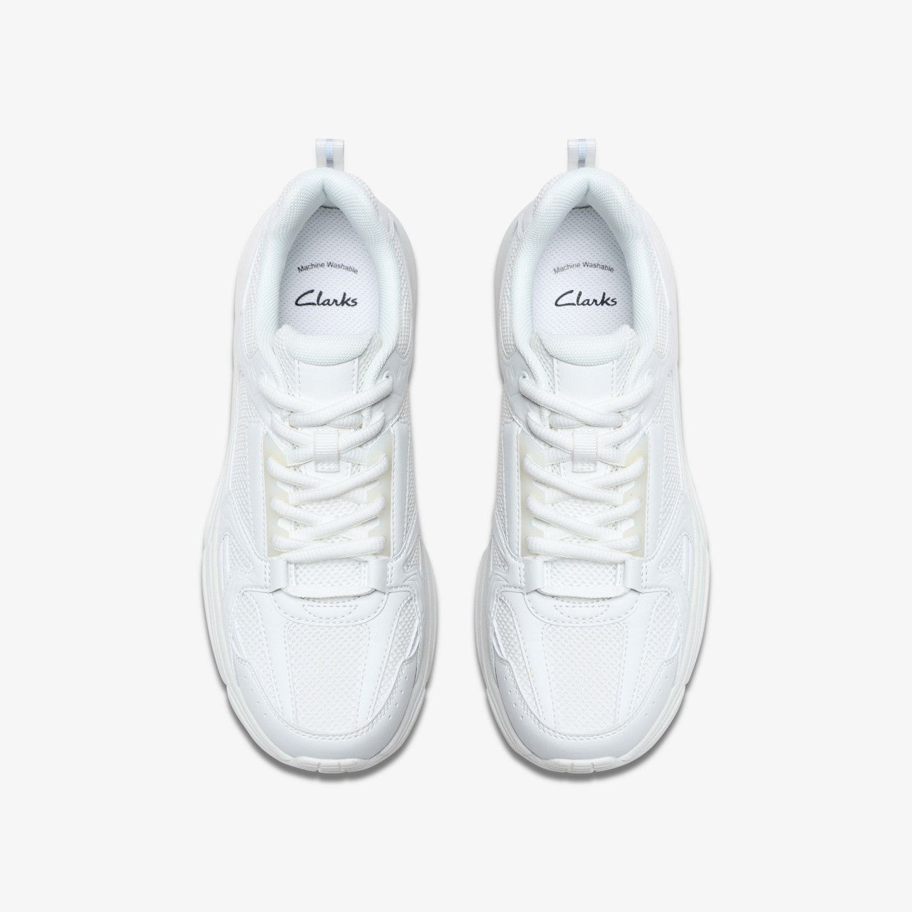 Crafton Move Youth White/White | Clarks Sale