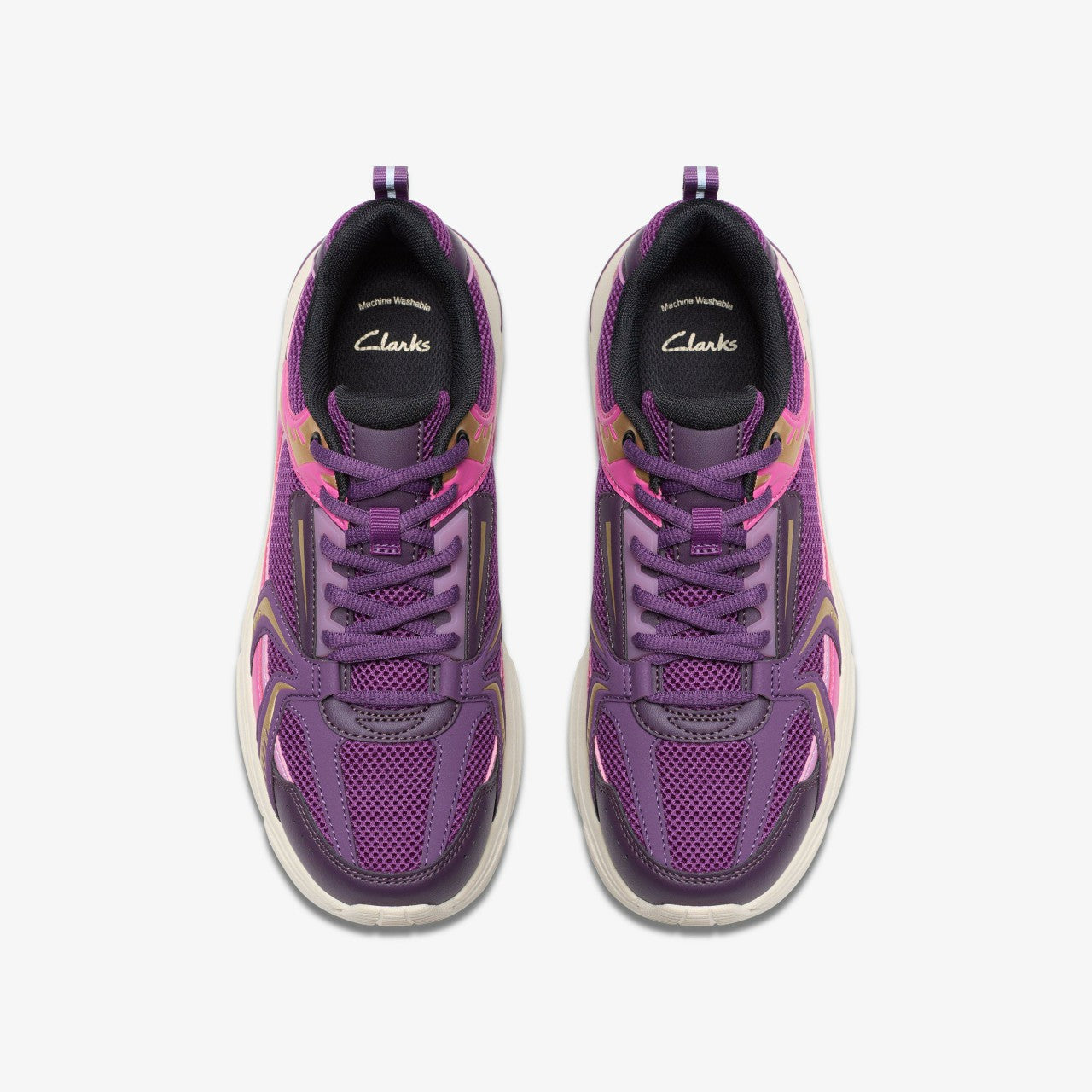 Crafton Move Youth Purple Combination | Clarks