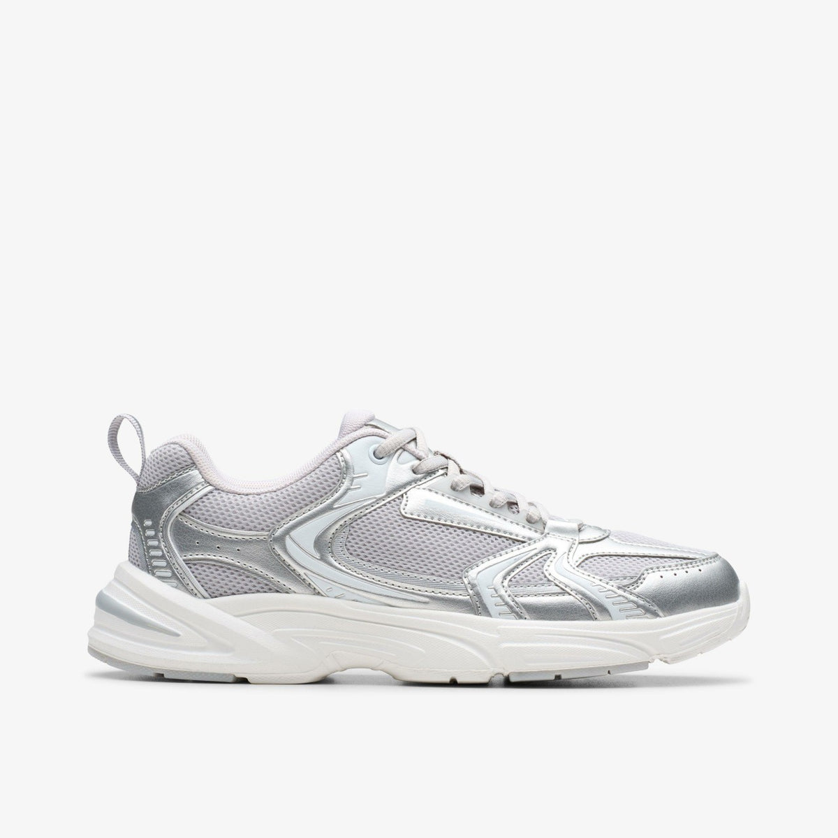 Crafton Move Youth Silver Metallic | Clarks US