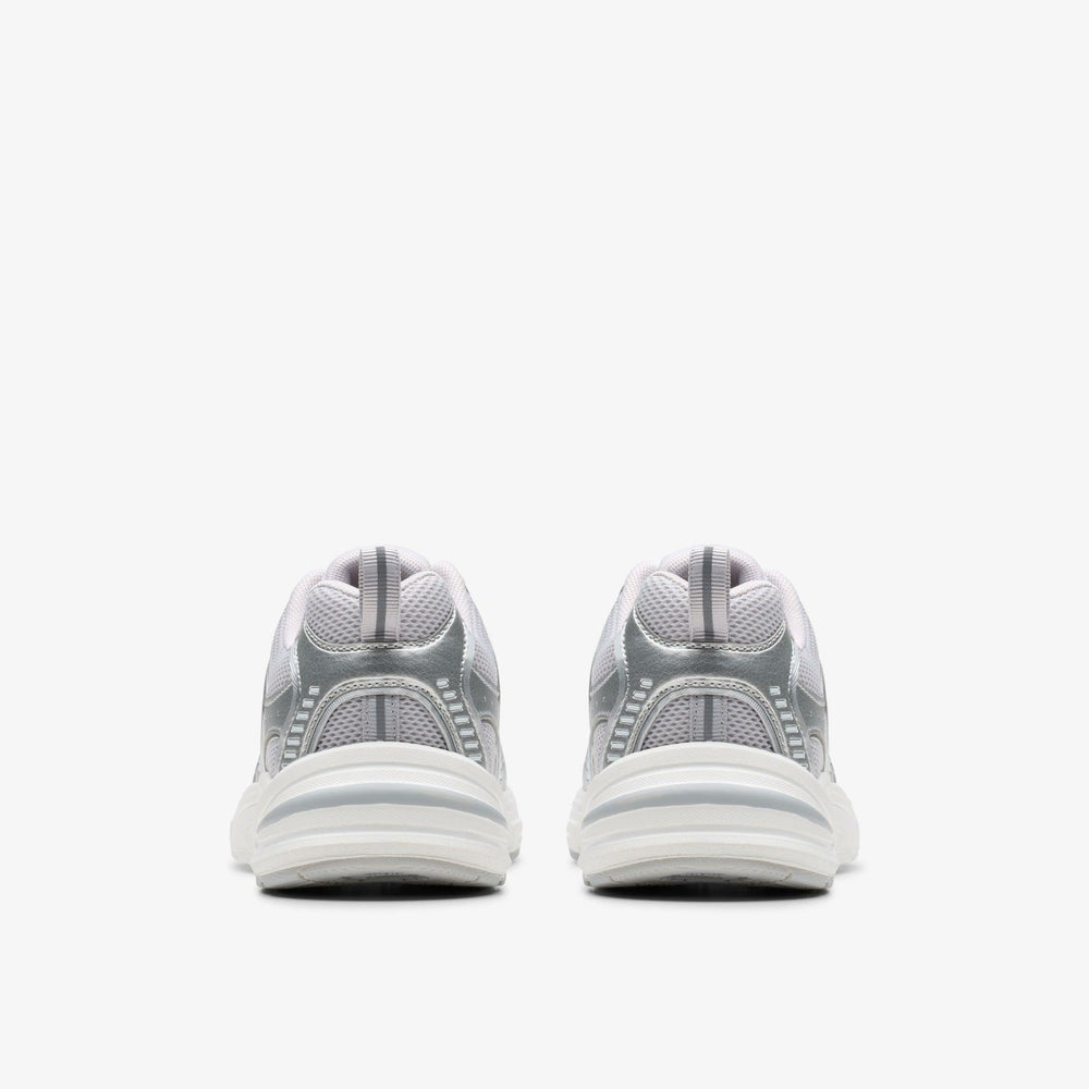 Crafton Move Youth Silver Metallic | Clarks US