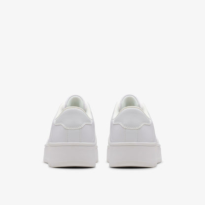 Barley Step Youth White/White | Clarks For Sale