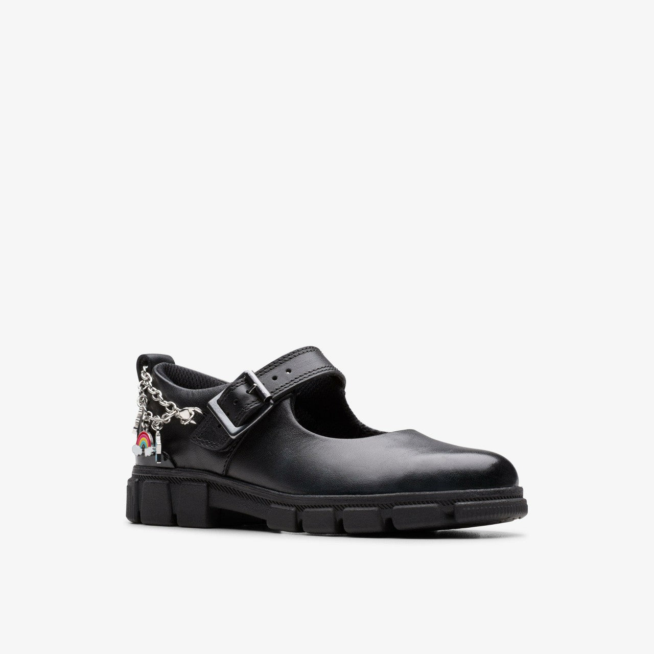 Evyn Pure Kid Black Leather | Clarks For Sale