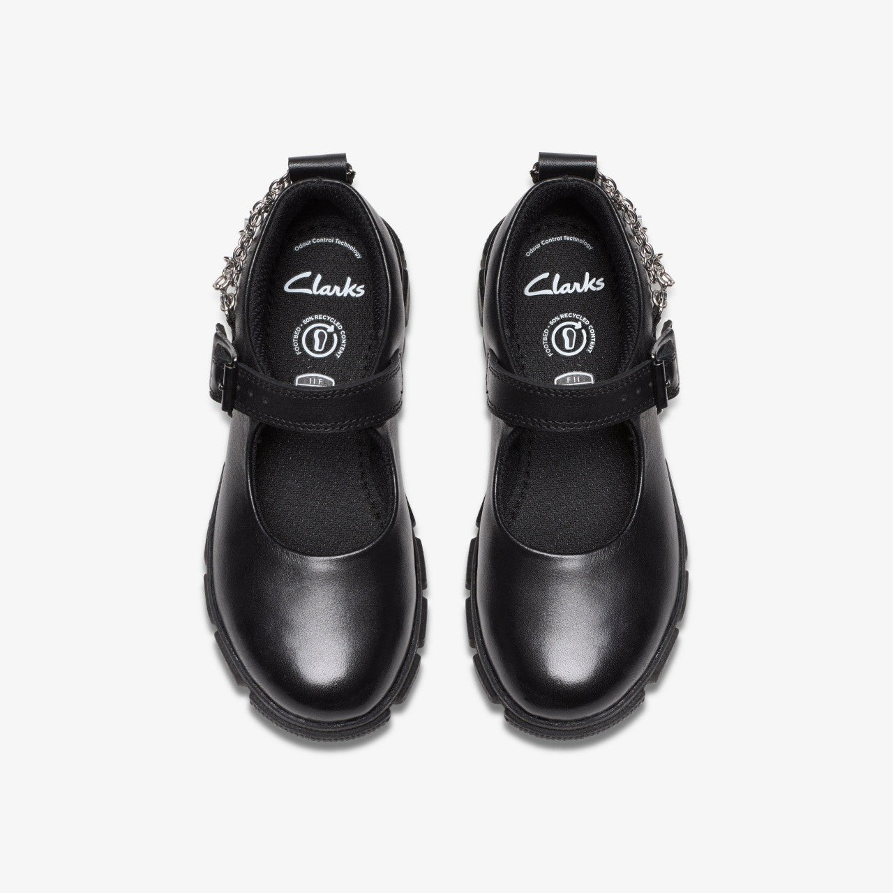 Evyn Pure Kid Black Leather | Clarks For Sale