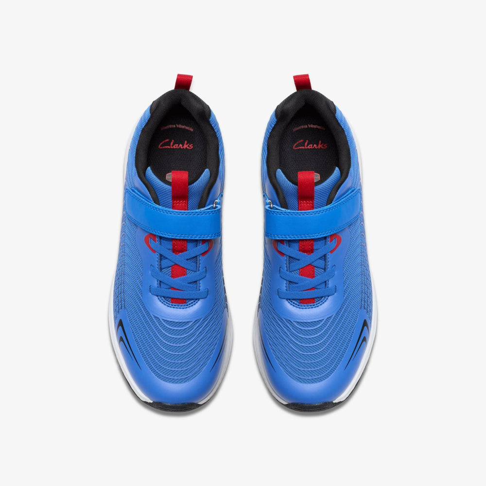 Deyes Dash Youth Blue Synthetic | Clarks US