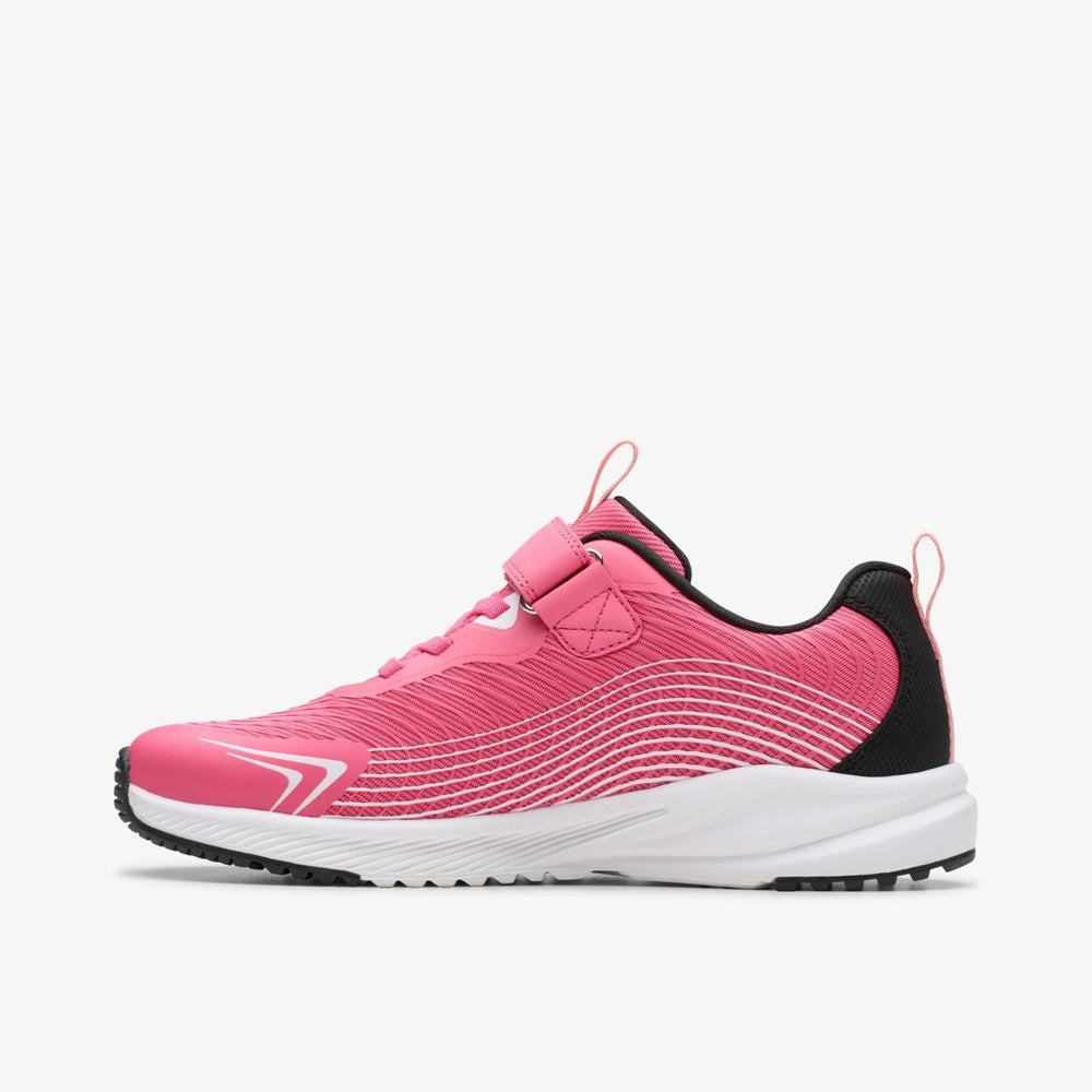 Deyes Dash Youth Pink Synthetic | Clarks Discount
