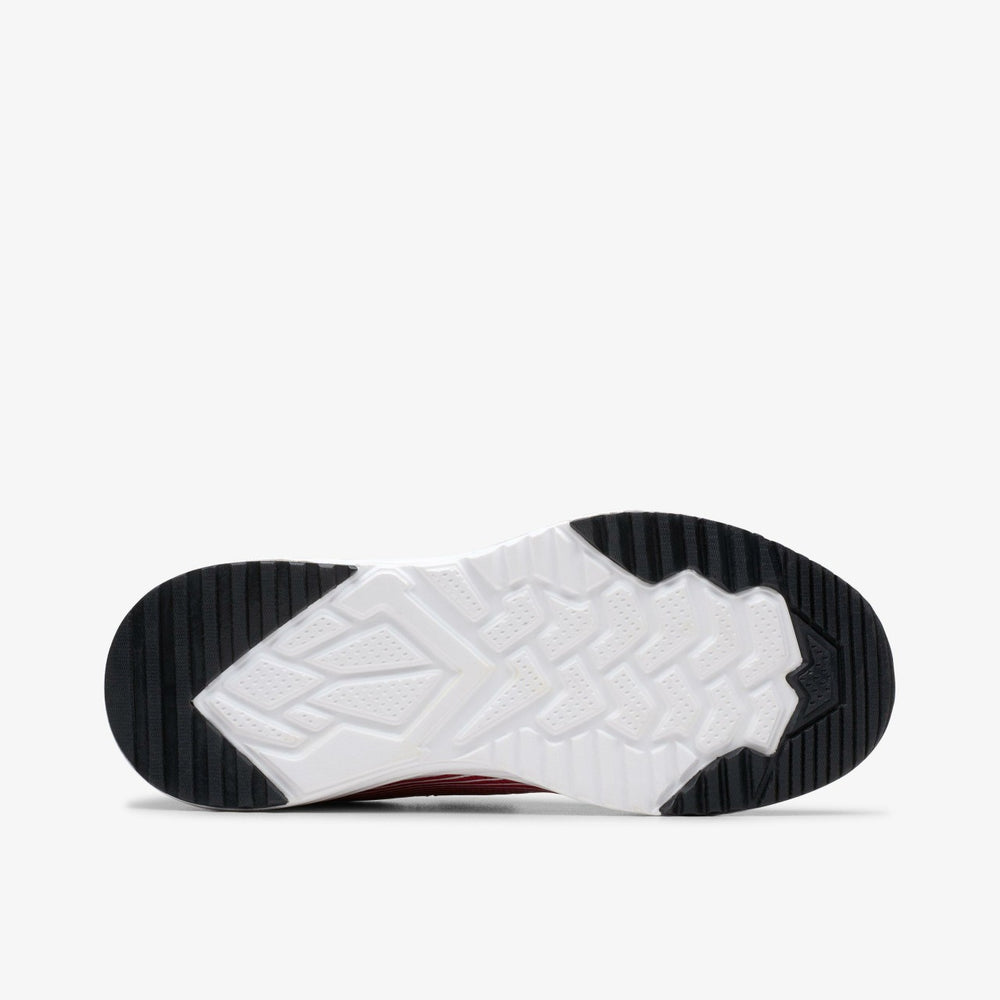 Deyes Dash Youth Red Synthetic | Clarks