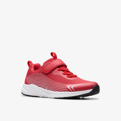 Deyes Dash Youth Red Synthetic | Clarks