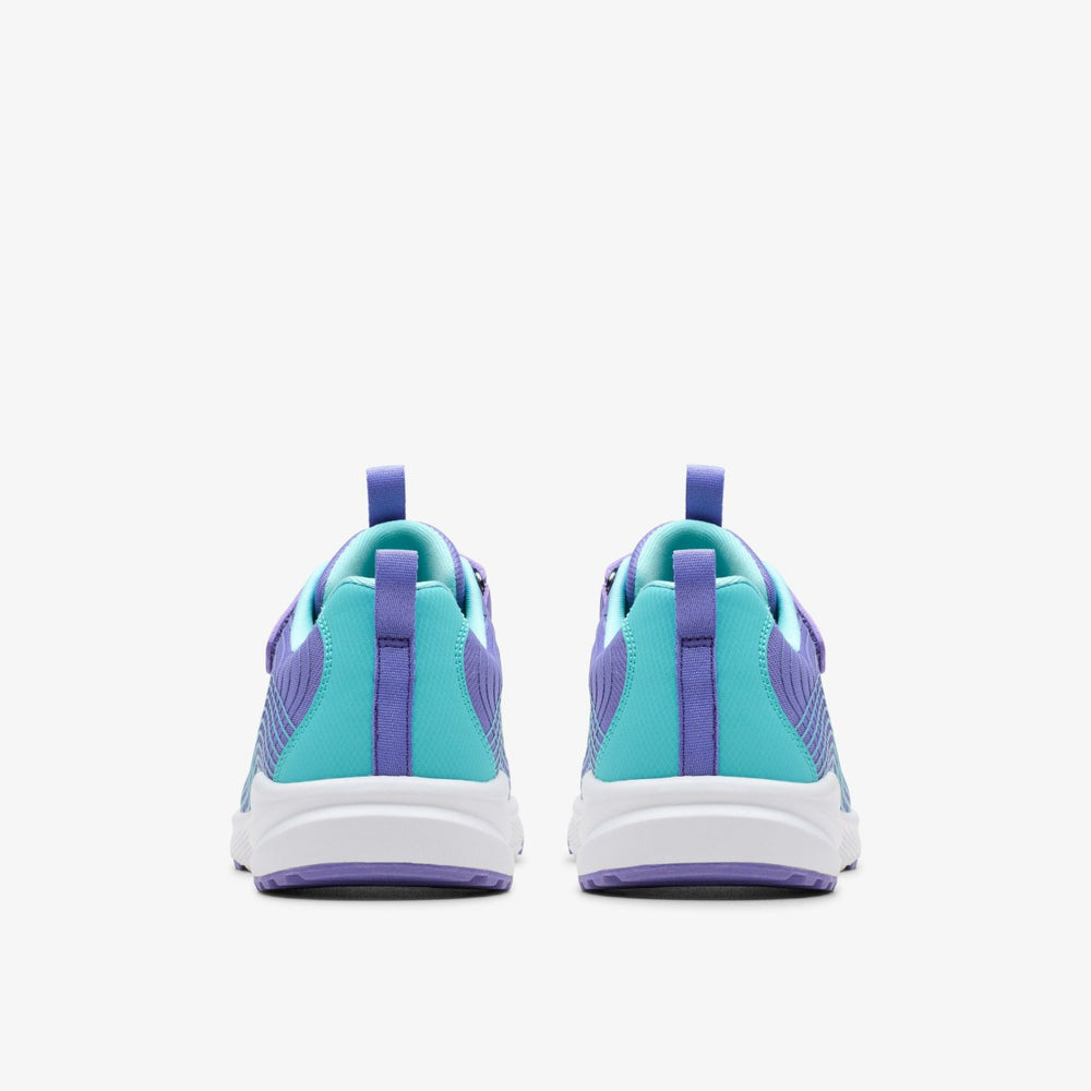 Deyes Dash Youth Purple Synthetic | Clarks Sale