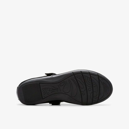 Dance Wish Kid Black Patent | Clarks Discount