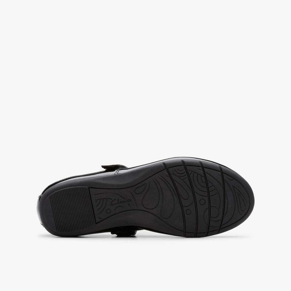Dance Wish Kid Black Patent | Clarks Discount