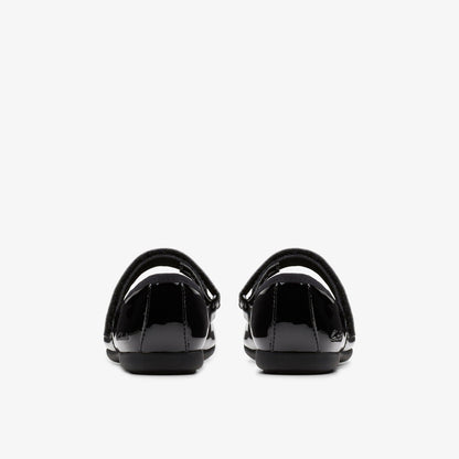Dance Wish Kid Black Patent | Clarks Discount