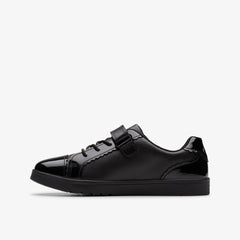 Disco Charm Kid Black Leather | Clarks Onsale