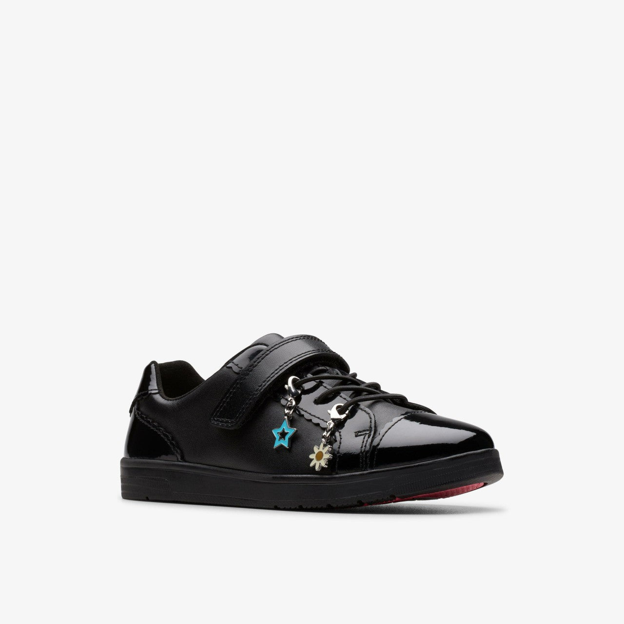 Disco Charm Kid Black Leather | Clarks Onsale