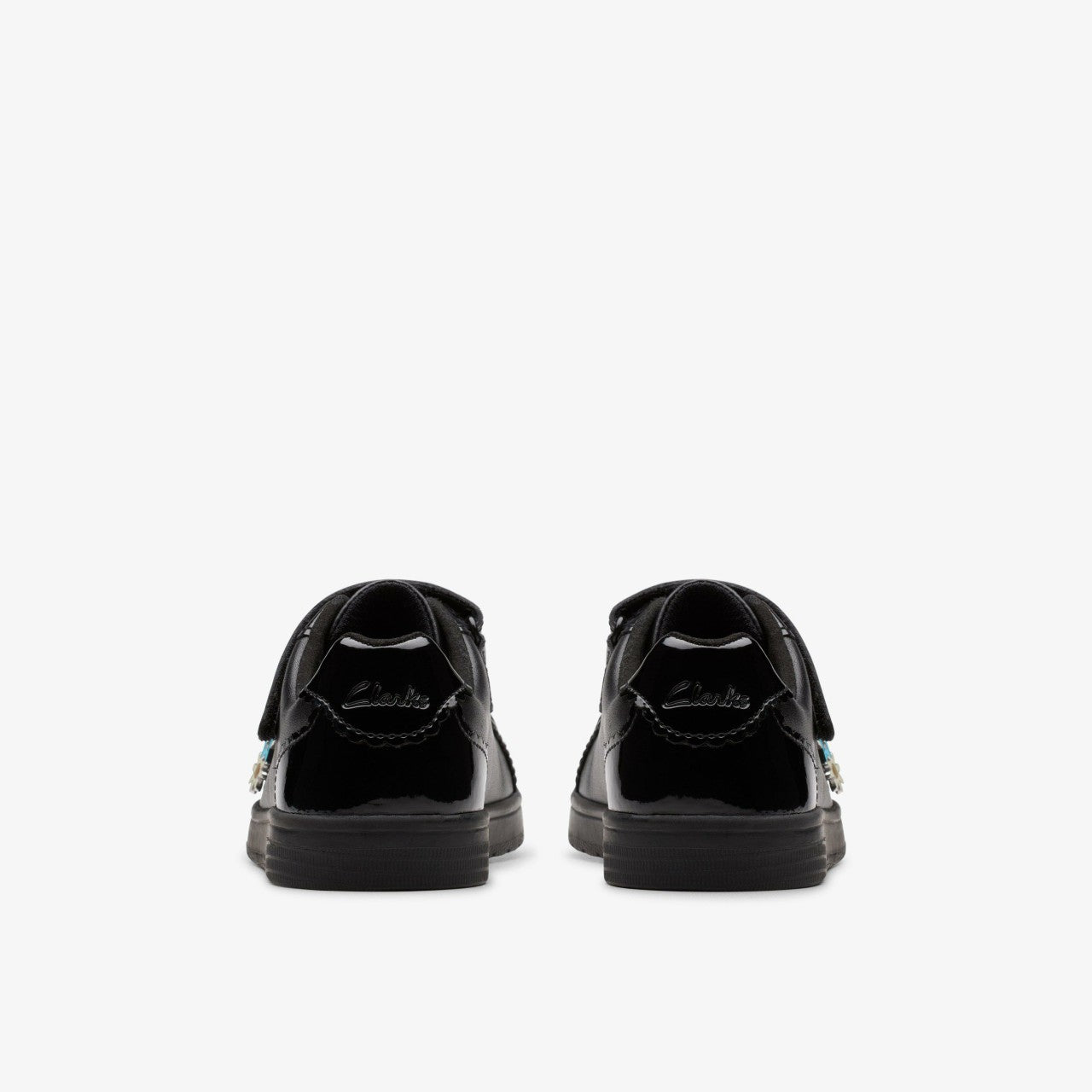 Disco Charm Kid Black Leather | Clarks Onsale