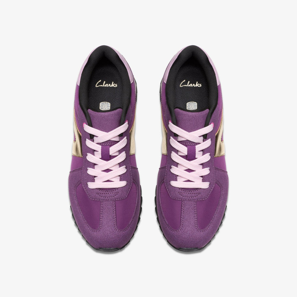 Jaspen Vibe Youth Purple | Clarks Onsale