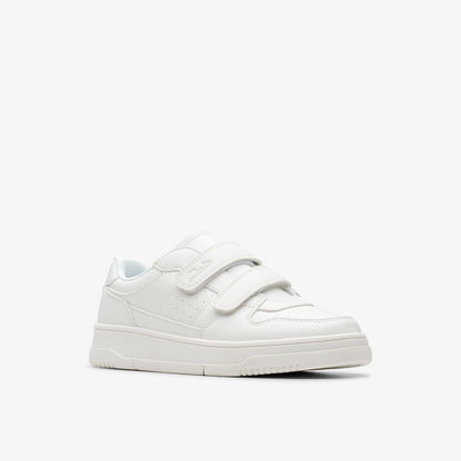 Canyon Sky Kid White/White | Clarks For Sale