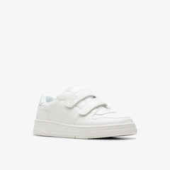Canyon Sky Kid White/White | Clarks For Sale