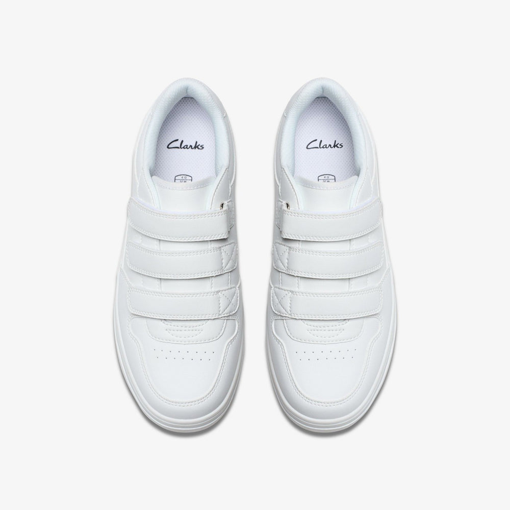 Canyon Sky Youth White/White | Clarks