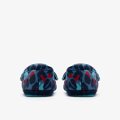 Fluffy Snug Kid Blue Camo Combination | Clarks US