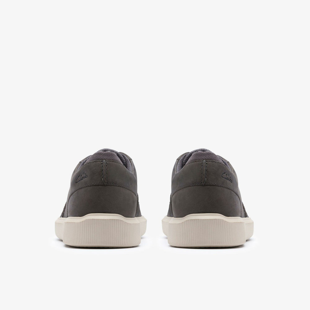Brodin Seam Dark Grey Leather | Clarks US