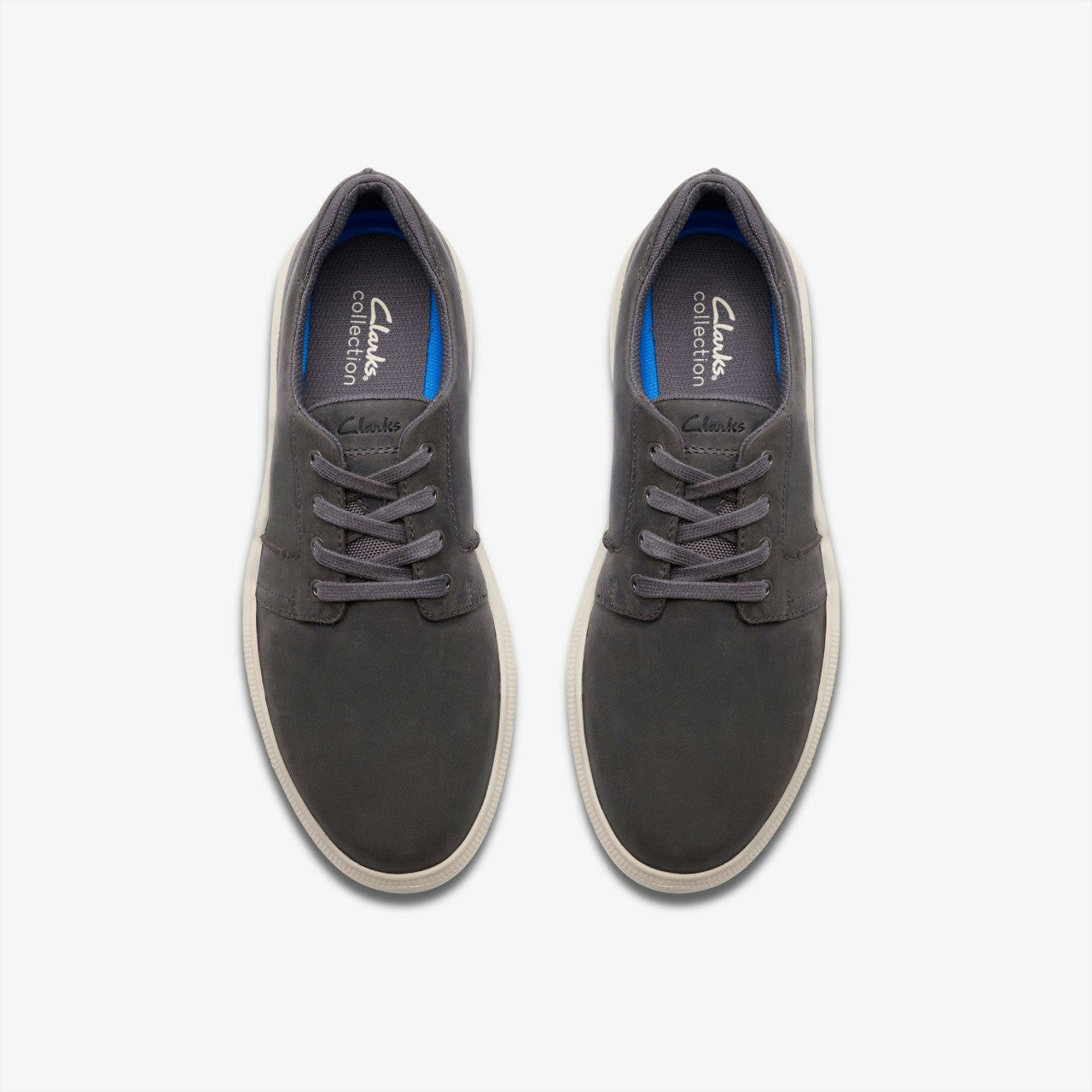 Brodin Seam Dark Grey Leather | Clarks US