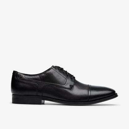 Paulton Cap Black Leather | Clarks For Sale