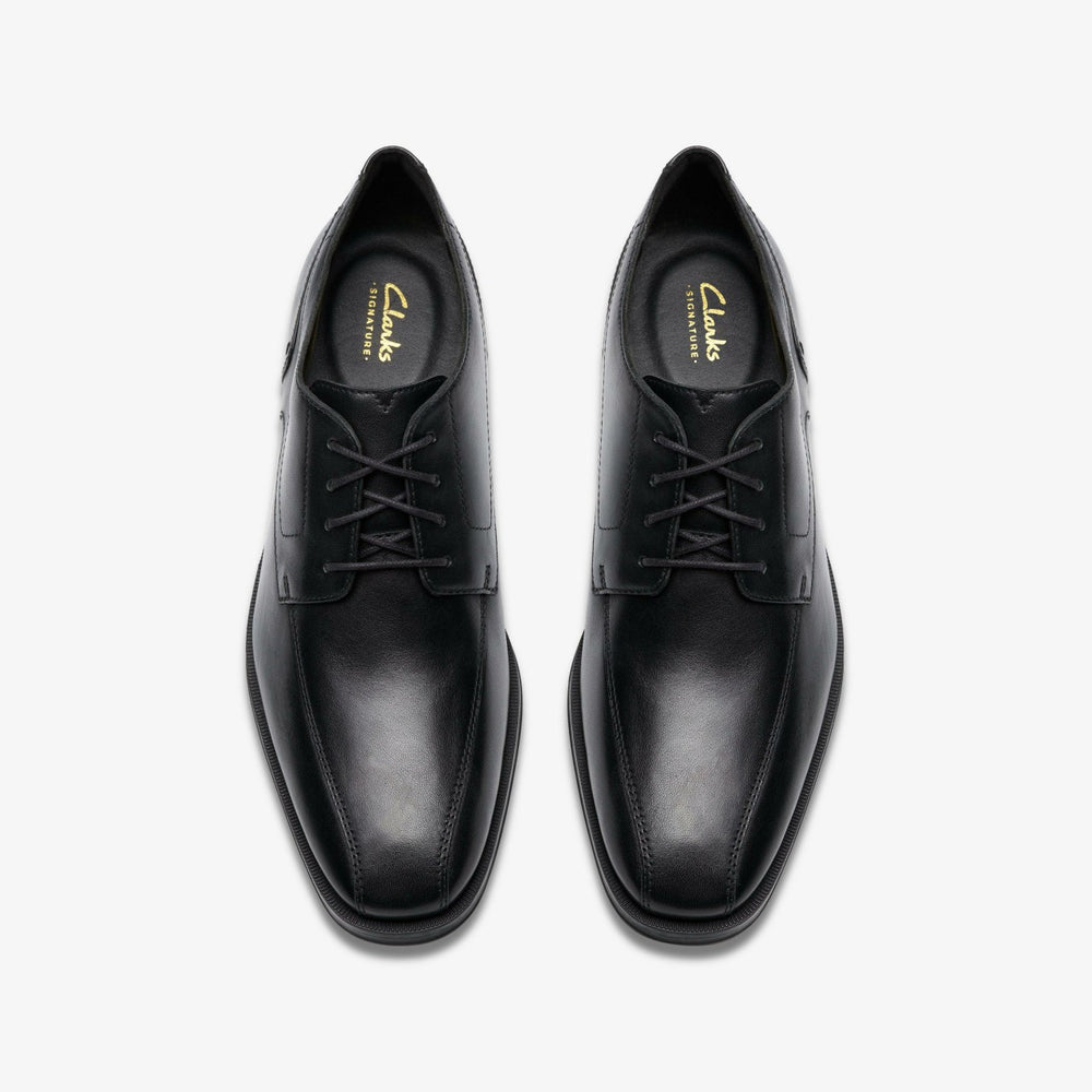 Paulton Over Black Leather | Clarks Onsale
