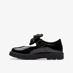 Lorcam Jane Kid Black Patent | Clarks Discount