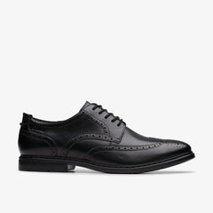 Banbury Tip Black Leather | Clarks Discount