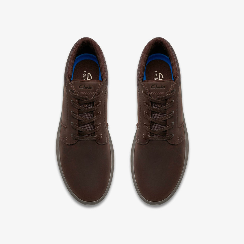 Brodin Mid Dark Brown Leather | Clarks Discount