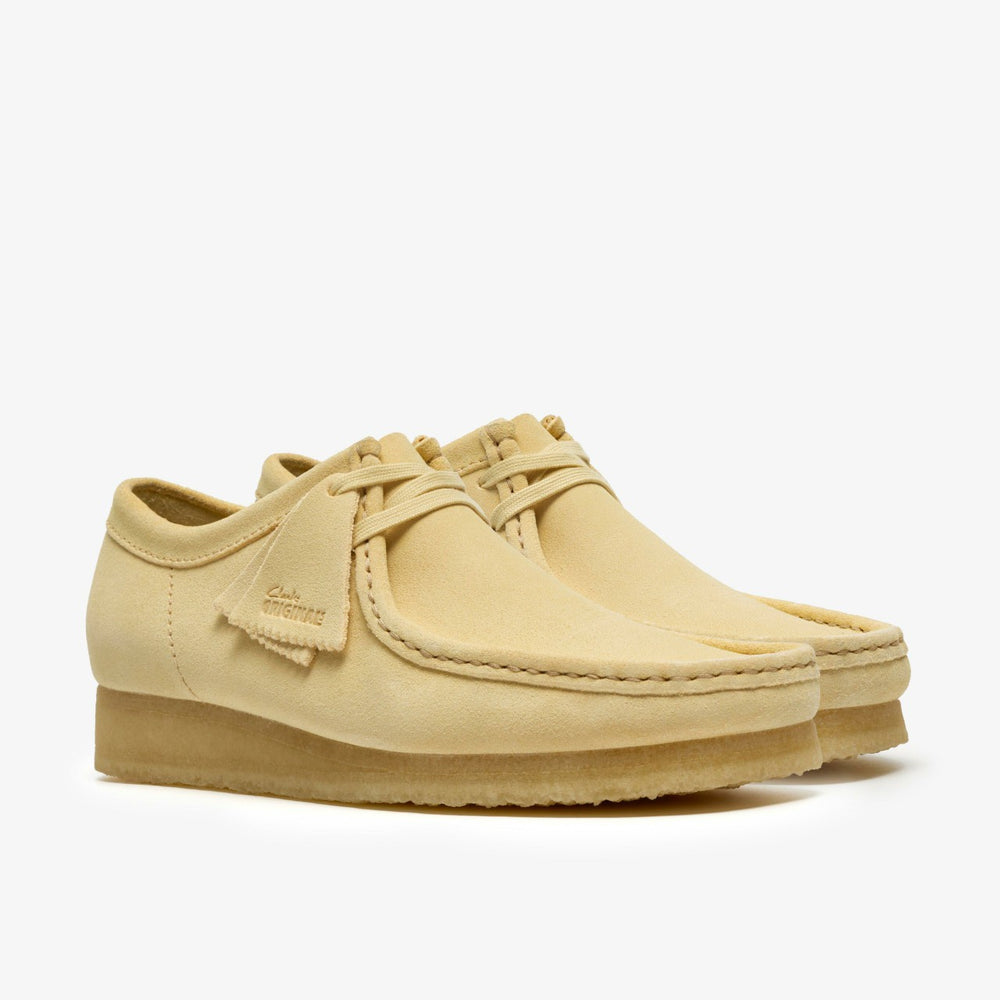 Wallabee Pale Yellow Suede | Clarks US