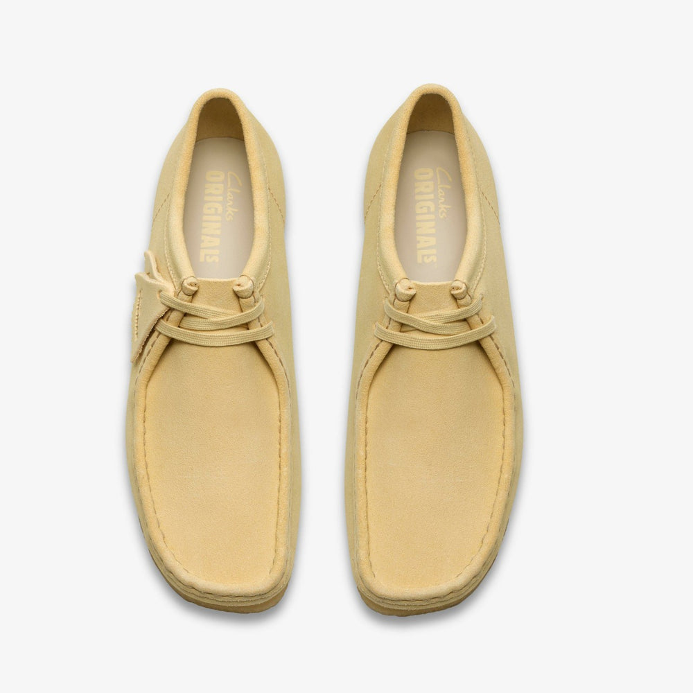 Wallabee Pale Yellow Suede | Clarks US