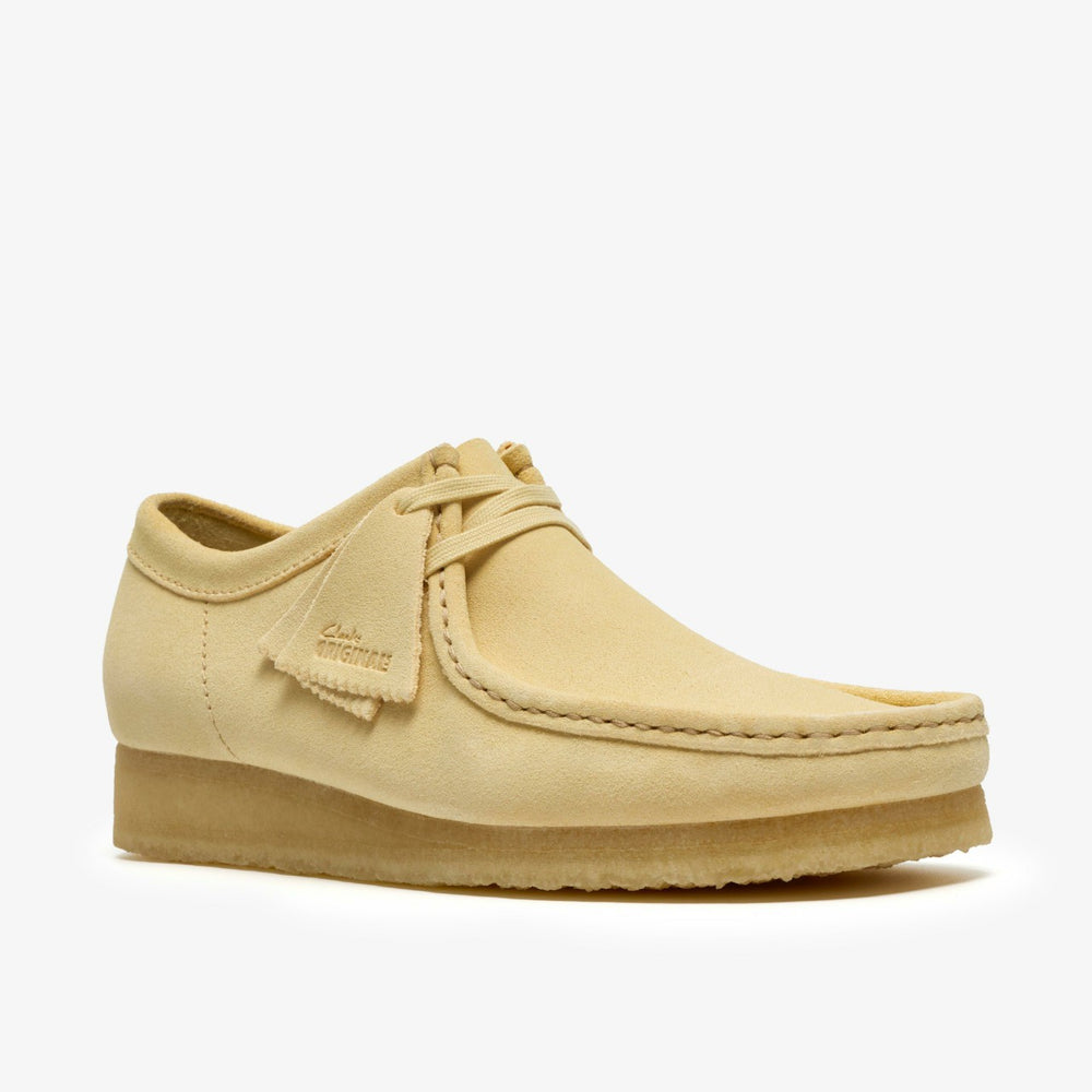 Wallabee Pale Yellow Suede | Clarks US